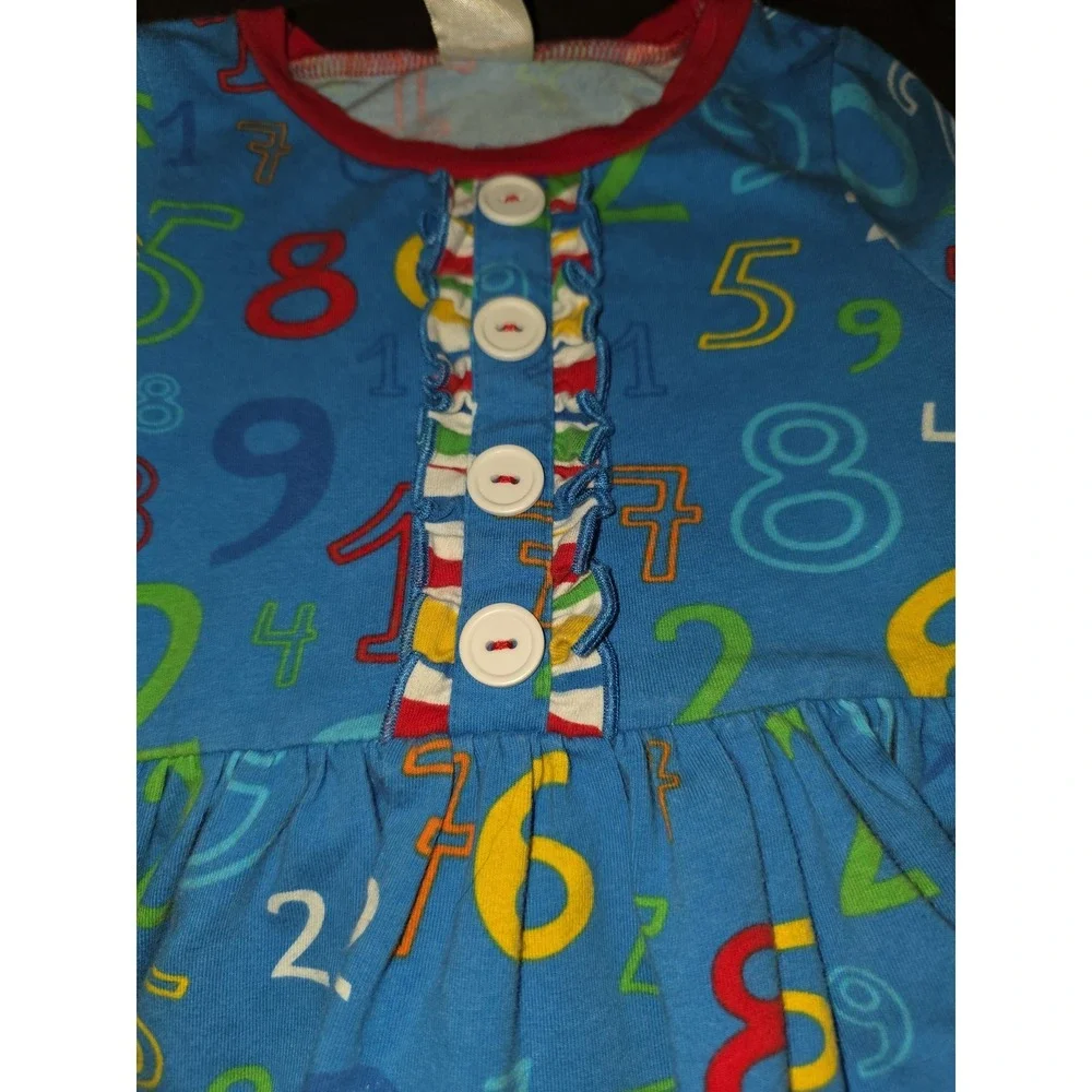 Eleanor rose back to school numbers dress‎ size 2t